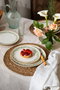 Hermia Livora Chic 24 Ytkm - Juego de cena de porcelana de 24 piezas Multicolor